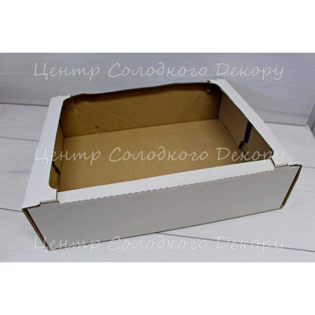 Коробка екран 38*28 біла