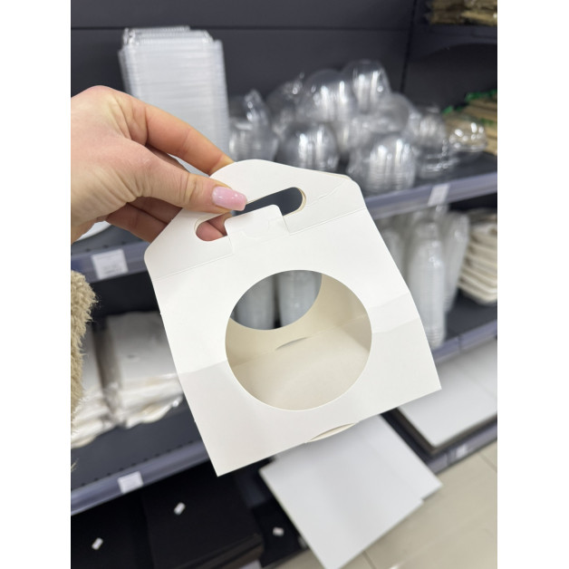 Коробка-обгортка для купольної пластикової упаковки 20 шт