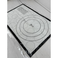 Коврик для макаронс і бізе двостороння розмітка