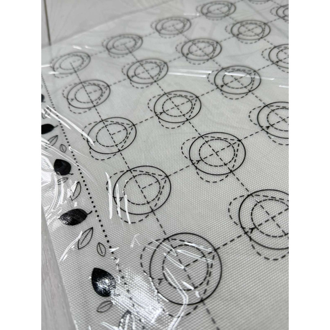 Коврик для макаронс і бізе (сердечко, 2 кільця)   35 шт