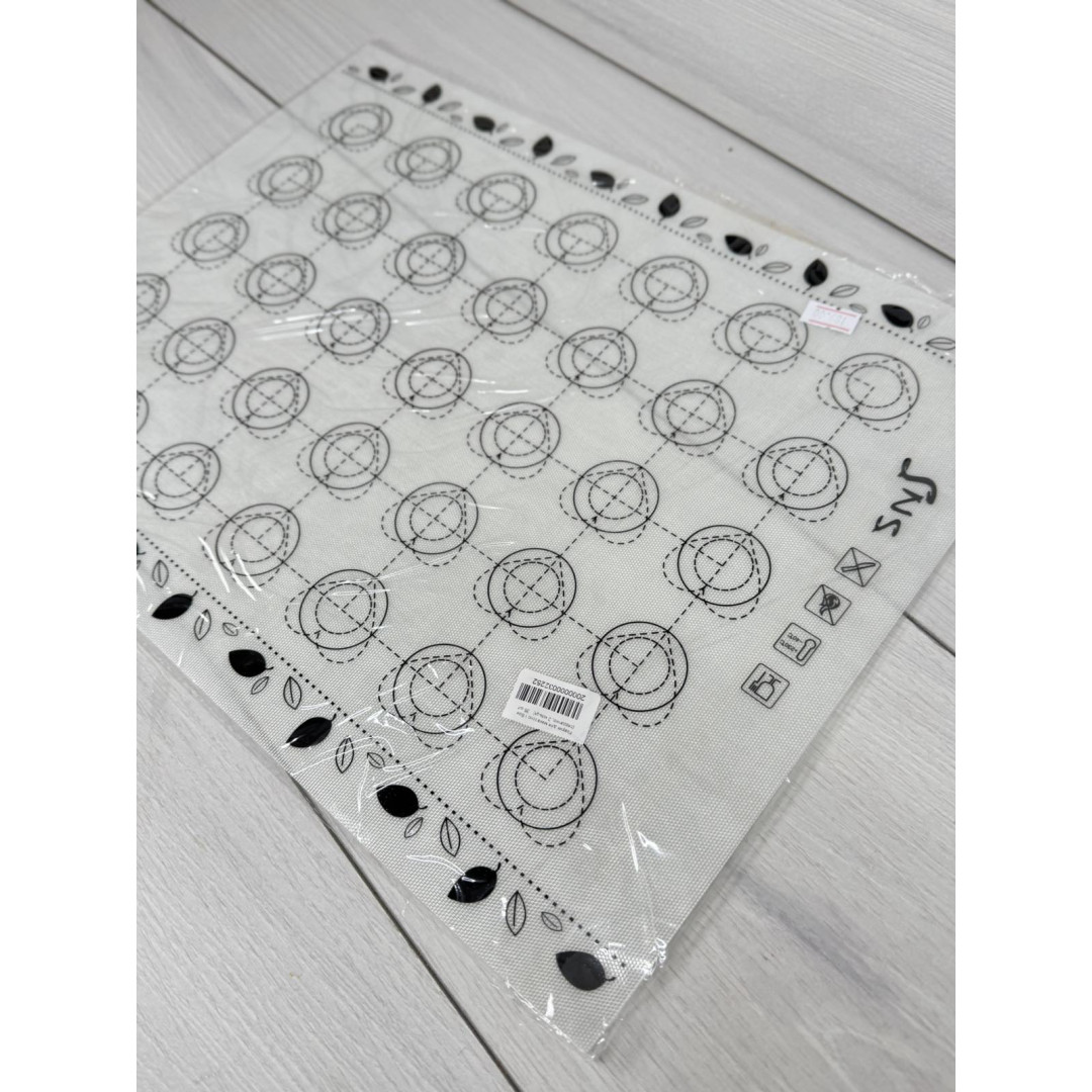 Коврик для макаронс і бізе (сердечко, 2 кільця)   35 шт