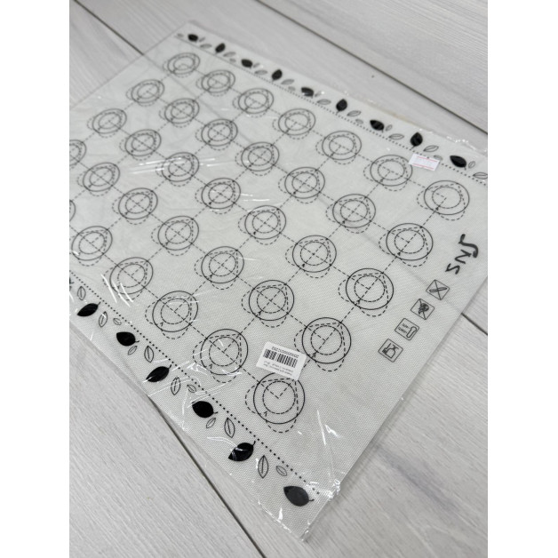 Коврик для макаронс і бізе (сердечко, 2 кільця)   35 шт