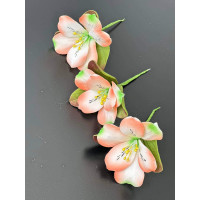 Квіти Альстромерії тоновані персикові 3 шт