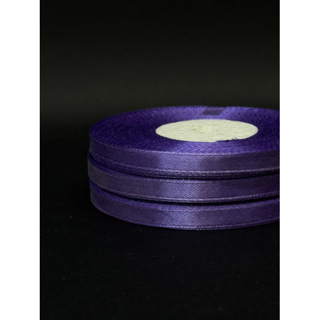 Лента атлас 0,6 см фіолетовий (201) 30 м