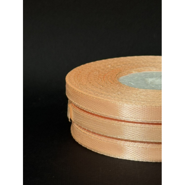 Лента атлас 0,6 см персикова (07) 30 м