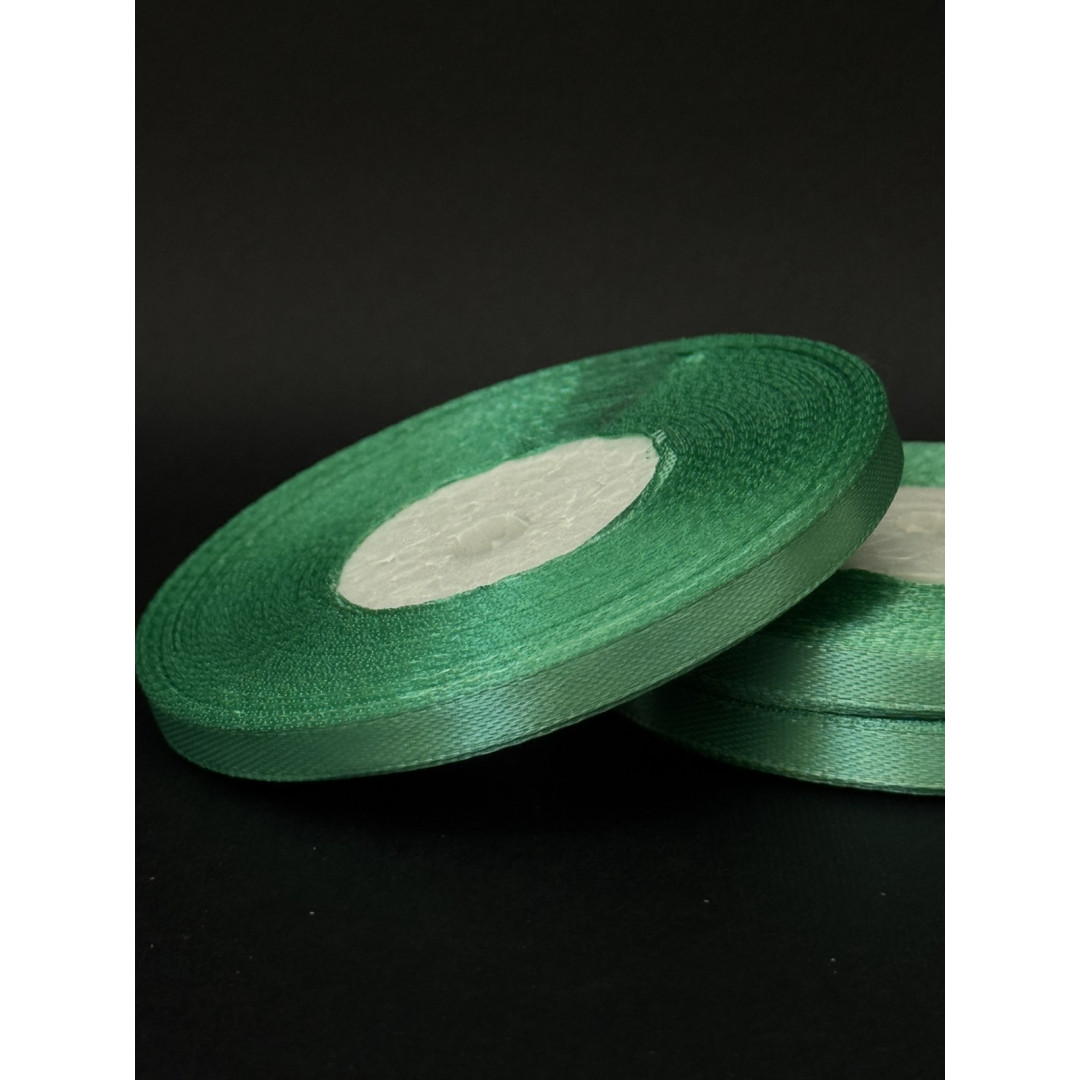 Лента атлас 0,6 см середньо-м"ятний (54) 30 м