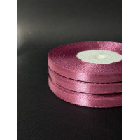 Лента атлас 0,6 см світло-бордова (107) 30 м