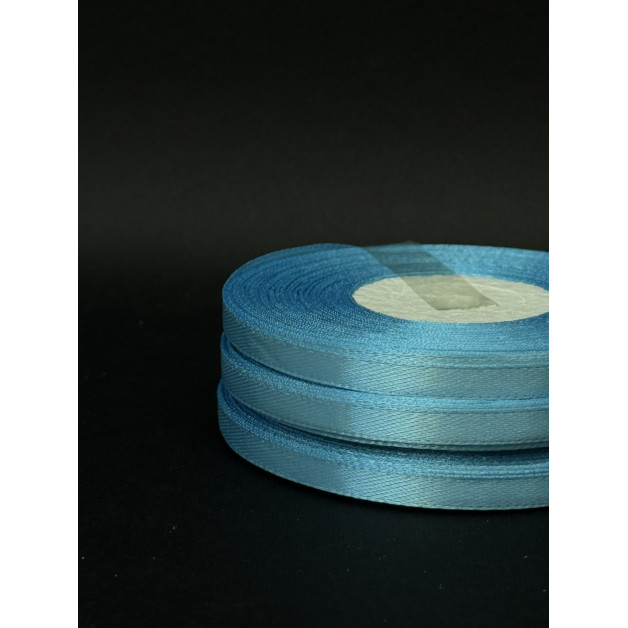 Лента атлас 0,6 см світло-бірюзова (62) 30 м