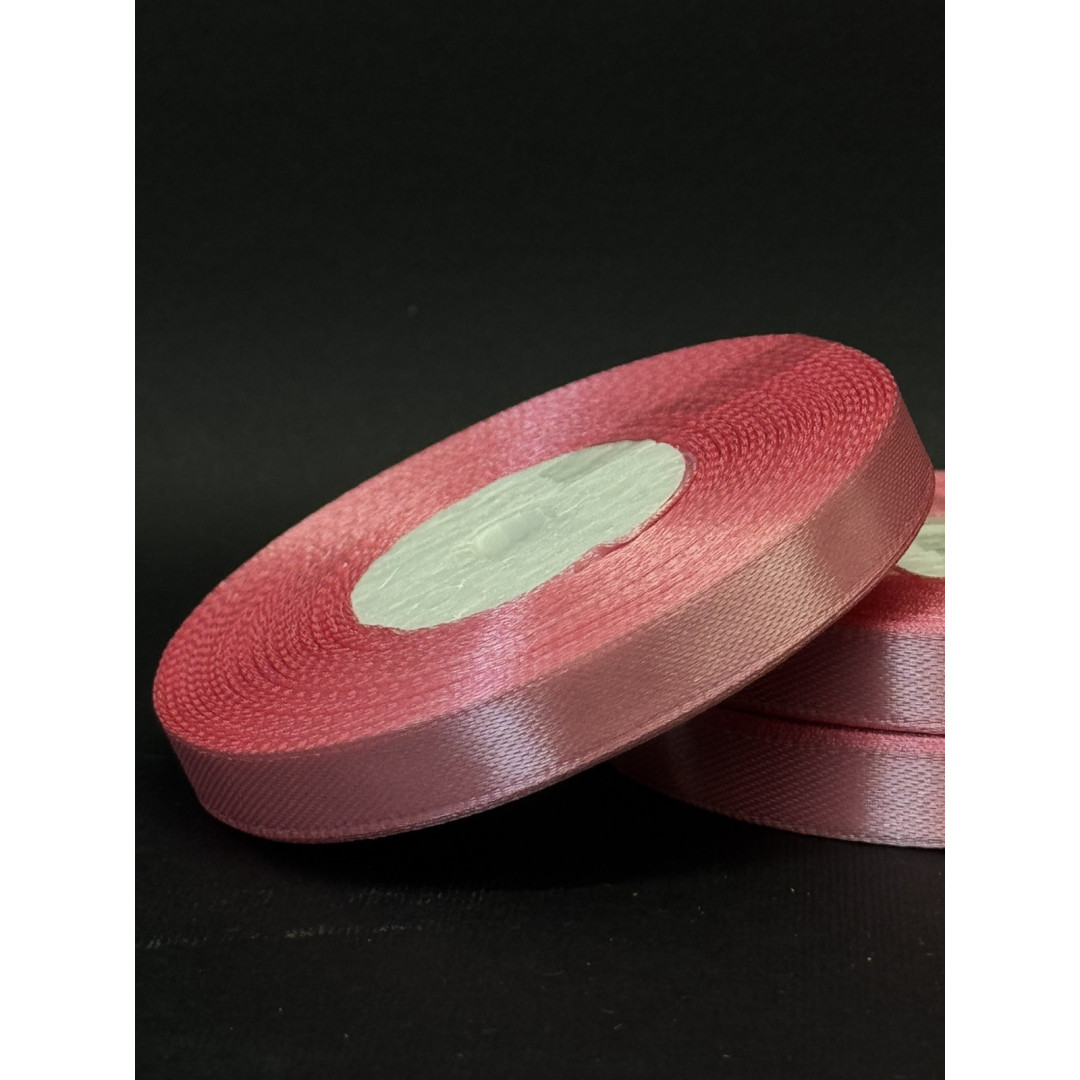 Лента атлас 0,9 см брудно-рожева (82) 30 м