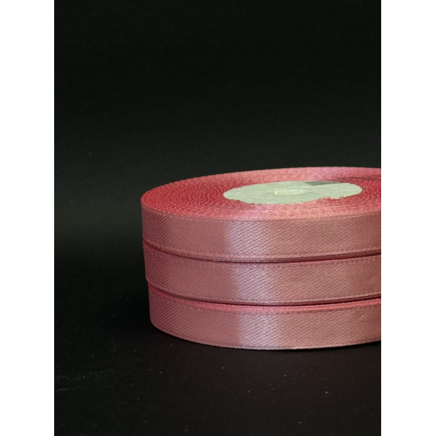 Лента атлас 0,9 см брудно-рожева (82) 30 м