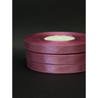 Лента атлас 0,9 см світло-бордова (107) 30 м