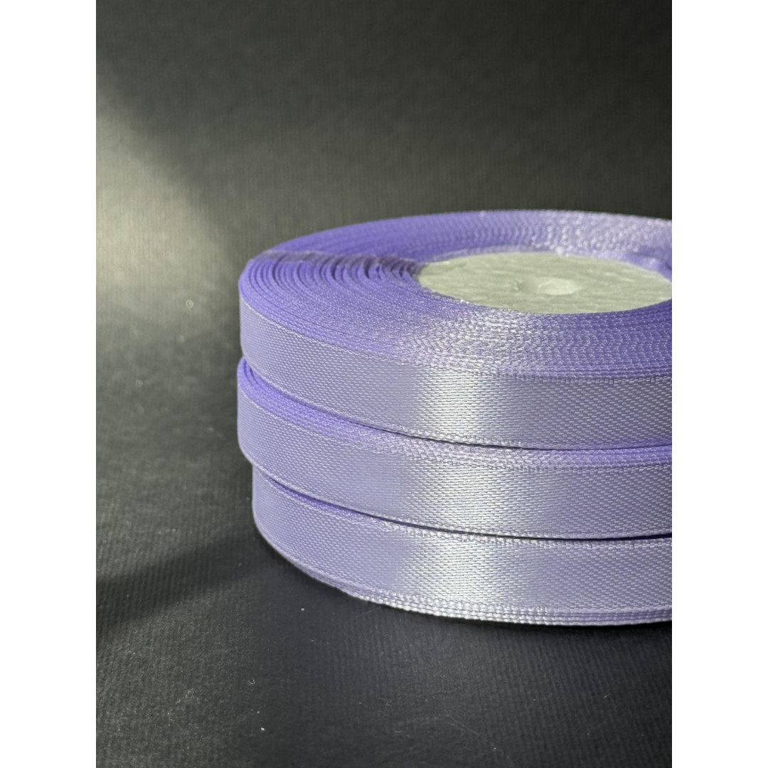 Лента атлас 0,9 см світло-фіолетовий (090) 30 м