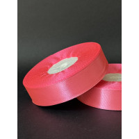 Лента атлас 2 см коралова (163) 30 м