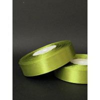 Лента атлас 2 см середньо-оливковий (95) 30 м