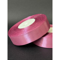 Лента атлас 2 см світло-бордова (107) 30 м