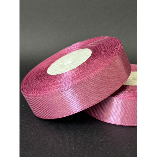 Лента атлас 2 см світло-бордова (107) 30 м