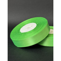Лента атлас 2 см темно-салатовий (52) 30 м