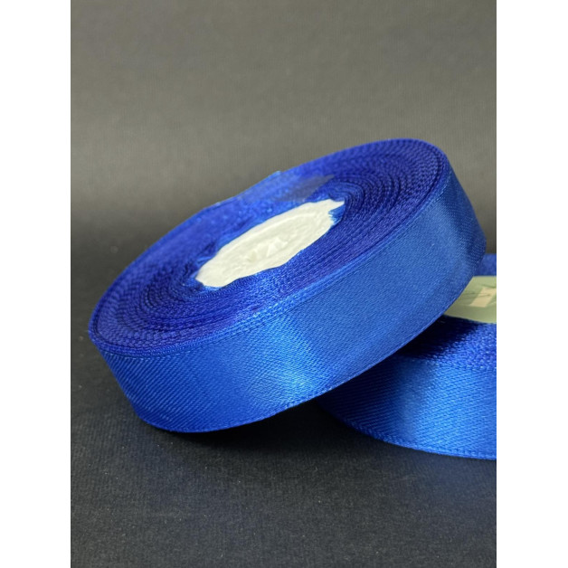 Лента атлас 2 см темно-синій (40) 30 м