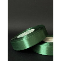 Лента атлас 2 см темно-зелений (56) 30 м