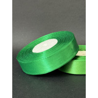 Лента атлас 2 см зелена (19) 30 м