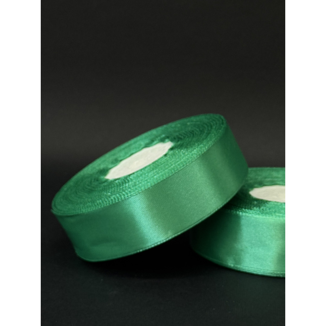 Лента атлас 2,5 см м"ятний (54) 32 м