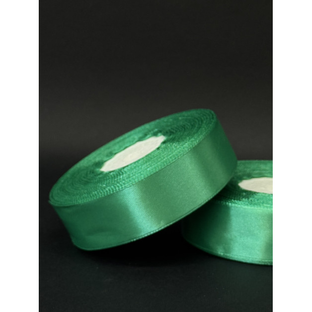 Лента атлас 2,5 см м"ятний (54) 32 м