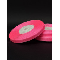 Лента органз. 0,6 см насич. яскр. рожевий 45 м