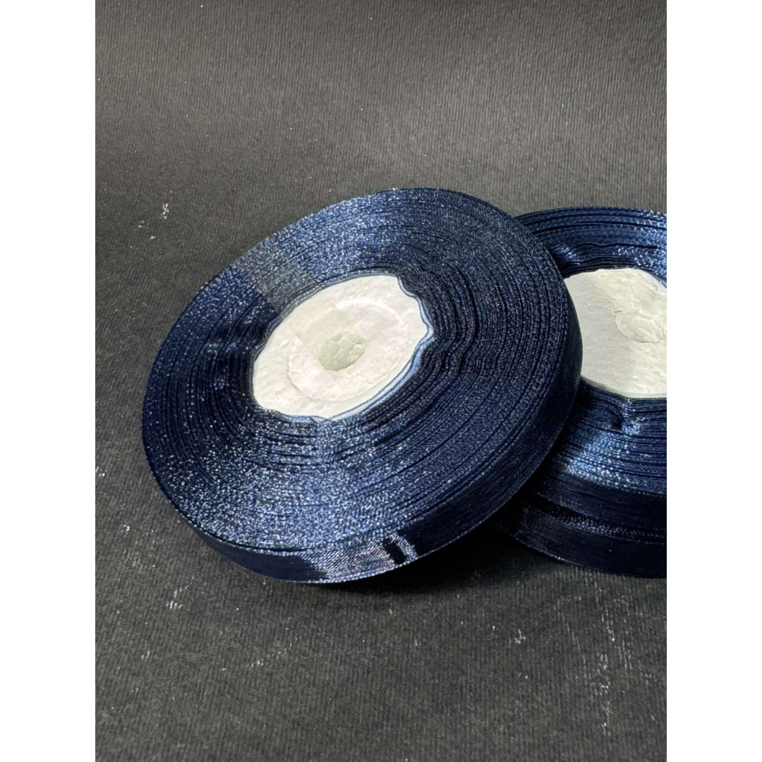 Лента органз. 0,9 см чорнильна 45 м