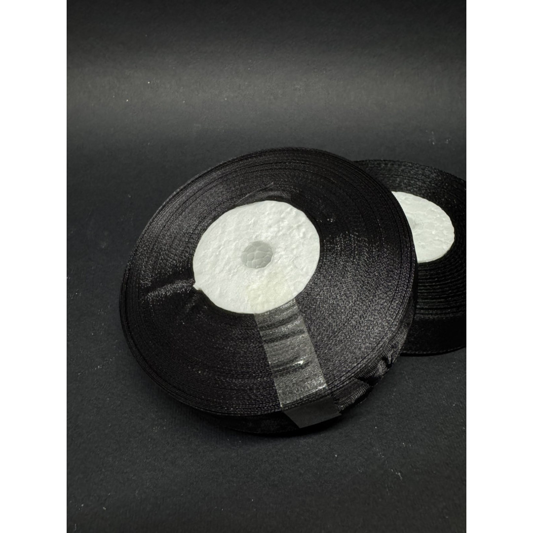 Лента органз. 2 см чорна 45 м