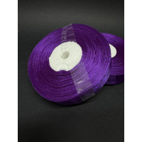 Лента органз. 2 см темно-фіолетова 45 м