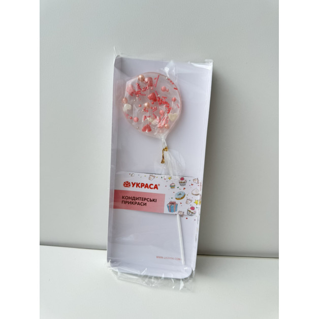 Льодяник на паличці з посипкаю d50