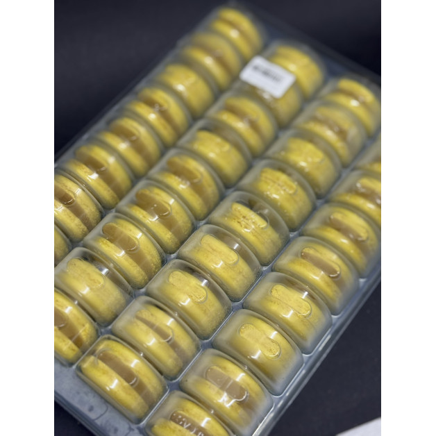 Макаронс кришечки жовті 36 шт