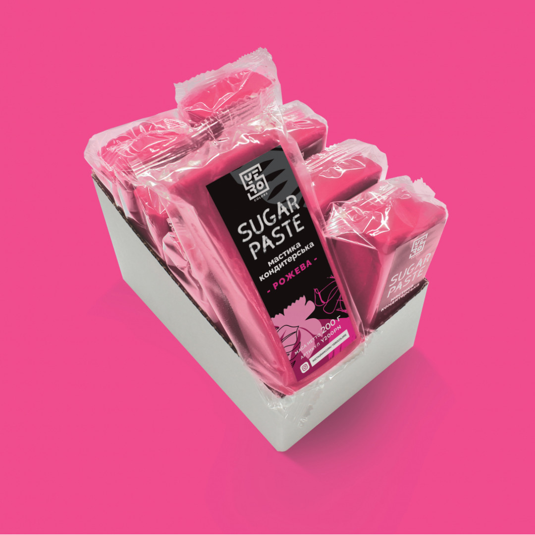 Мастика Yero 200 г рожева