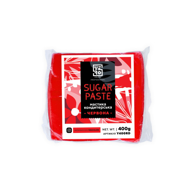 Мастика Yero 400 г червона