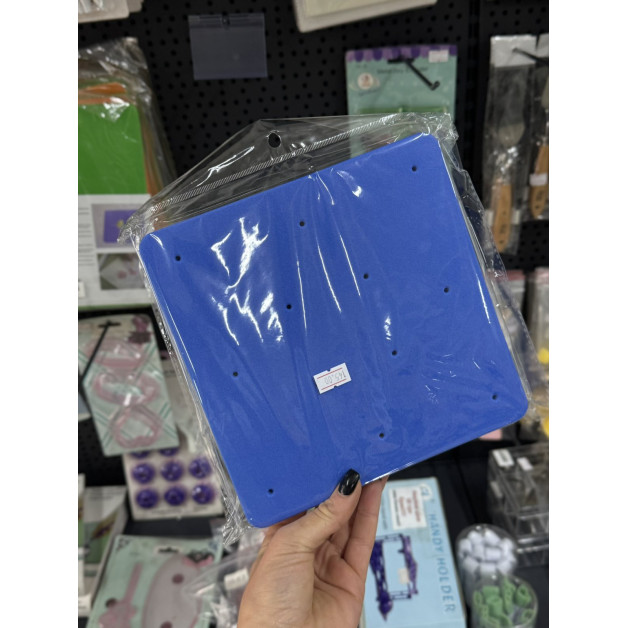 Мат для квітів синьо-білий