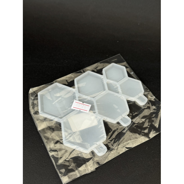 Молд для льодяників соти 3 шт