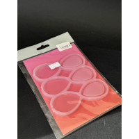 Молд для льодяників яйця брязкальця 3 шт