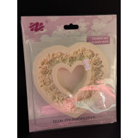 Молд серце з троянд 13 см