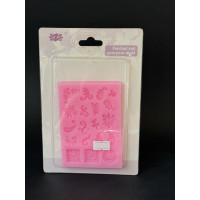 Молд вензель міні (рослинний орнамент)