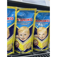 Молоко згущ. 440 г пакет  Первомайськ