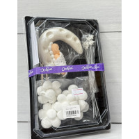 Набір Немовля на місяці (золото і срібло)