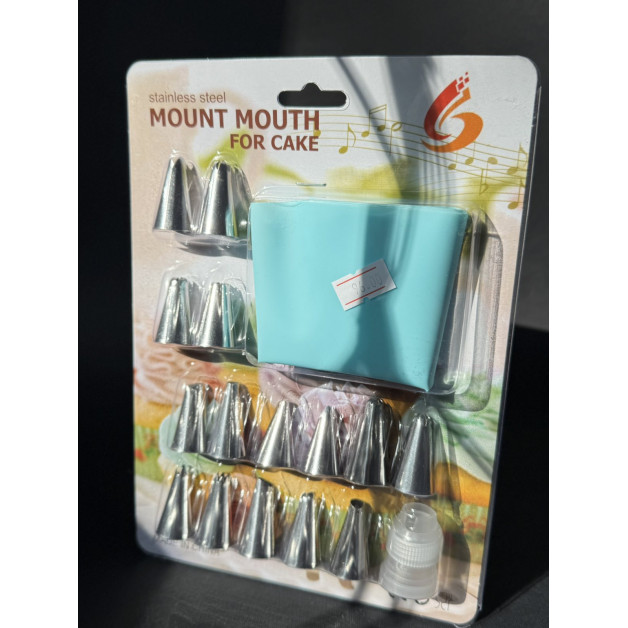 Набір насадок 15 шт+ мішок+перехідник