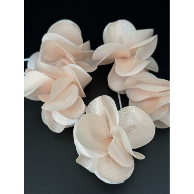 Набір " Вафельні квіти " персик 5 шт
