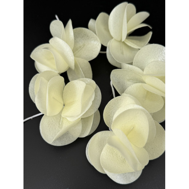 Набір " Вафельні квіти " жовті 5 шт