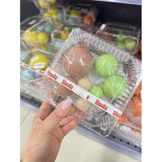 Набір "Сфери беж.-пудр.-лайм." мат