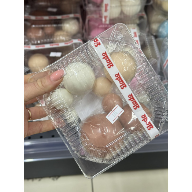 Набір "Сфери бежеві-пудрові-білі"