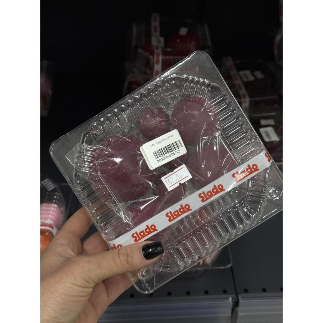 Набір "Сфери бордові" мат.