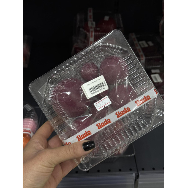 Набір "Сфери бордові" мат.