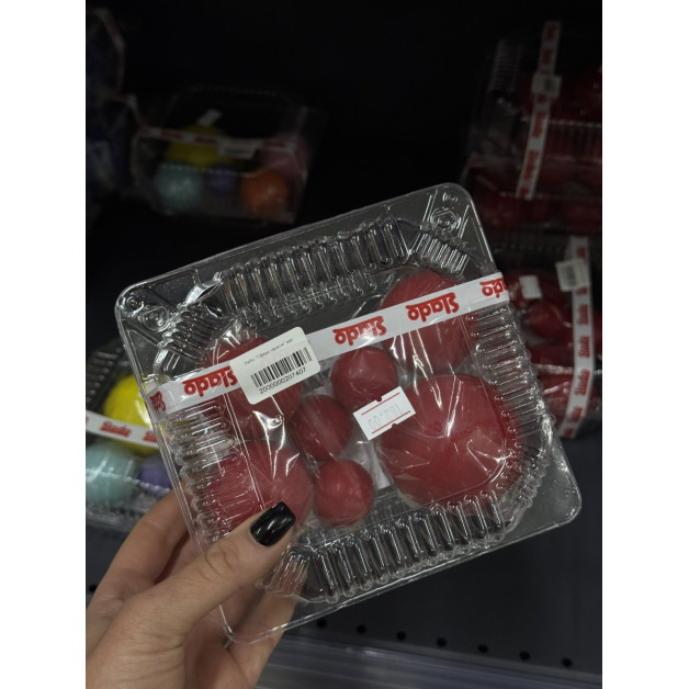 Набір "Сфери червоні" мат.