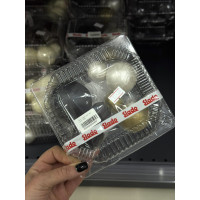 Набір "Сфери чорні - білі- золоті " перл.